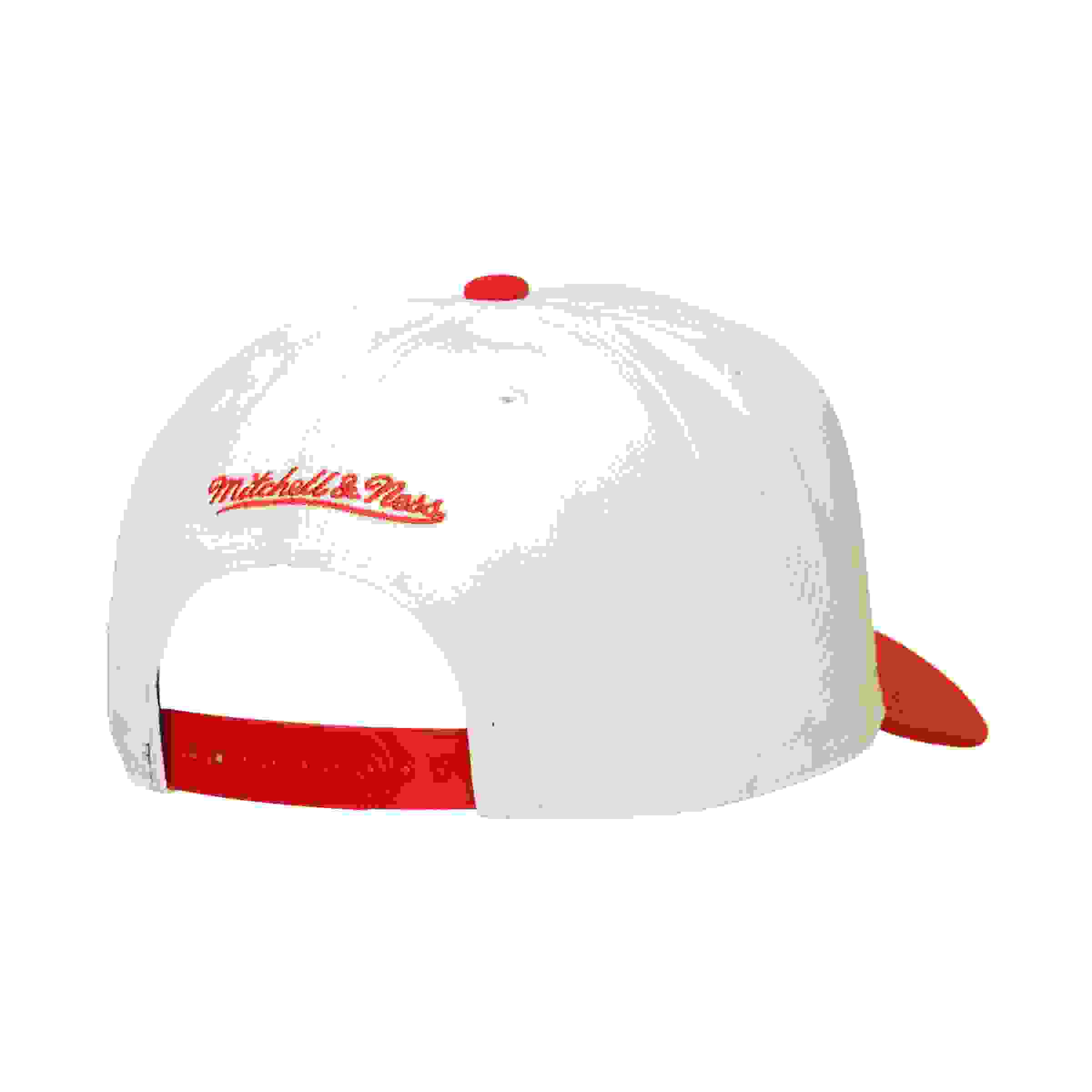 Mitchell & Ness Atlanta Braves Bill Smack White/Red Snapback Hat